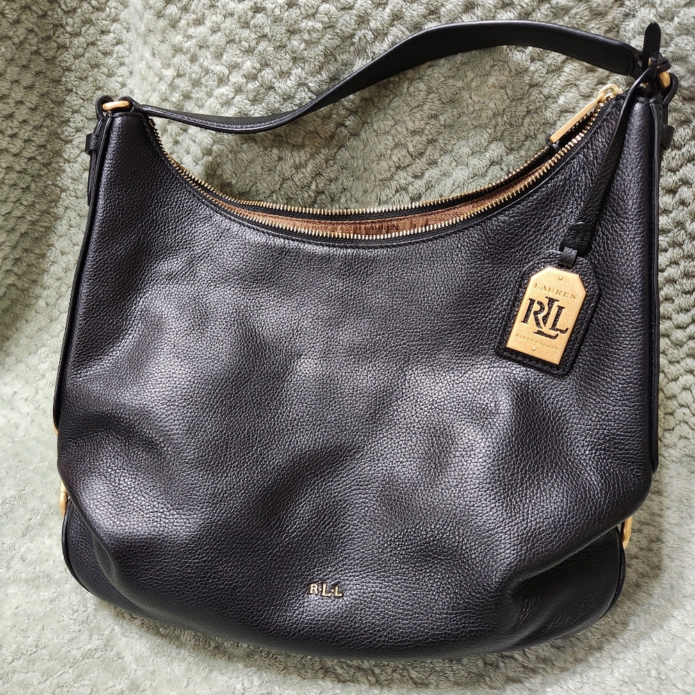 Ralph Lauren Vintage Leather Shoulder Purse